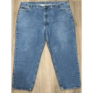 Vintage Carhartt Jeans Men's 52 X 30 Tapered Leg Relaxed Fit Denim Pants B17 DST